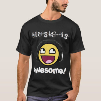 T-shirt La musique est l'obscurité des hommes