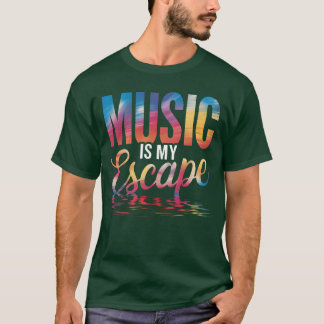 T-shirt La musique est ma fille évasion