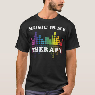 T-shirt La musique est ma thérapie Equalizer Dj Cool 1869