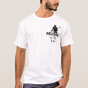 T-shirt La musique est ma vie