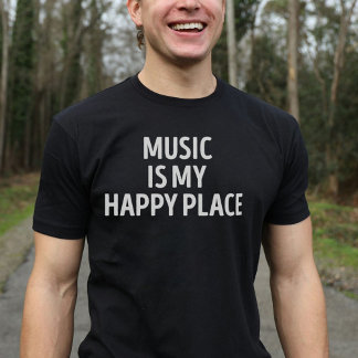 T-shirt La musique est mon heureux amoureux de la musique