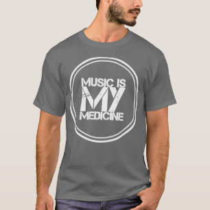 T-shirt La musique est mon médicament