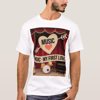 T-shirt La musique est mon premier amour