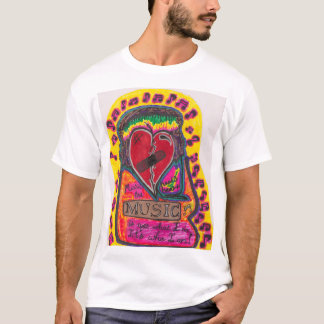 T-shirt La musique guérit le coeur