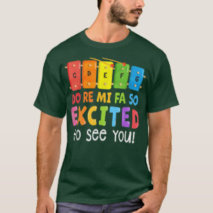 T-shirt La Musique N'Est Pas Mi Fa Si Envie De Vous Voir