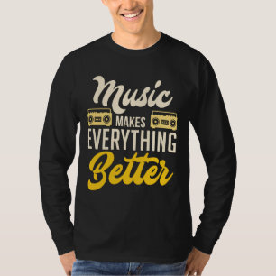 T-shirt La musique rend tout mieux