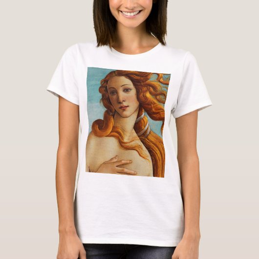 T-shirt La naissance de Vénus (détail), Sandro Botticelli (Devant)