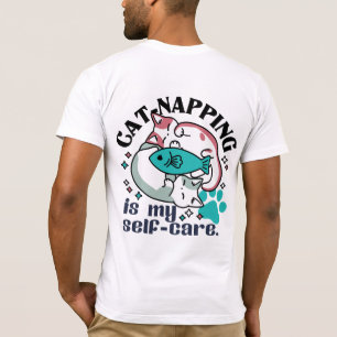 T-shirt La Nappage De Chats Est Mon Soin Personnel : Chats