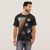 T-shirt La NASA/système jupitérien (Devant entier)
