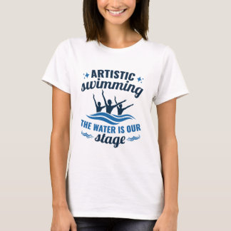 T-shirt La natation artistique La natation synchronisée L'