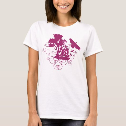 T-shirt La nature bouddha (Devant)