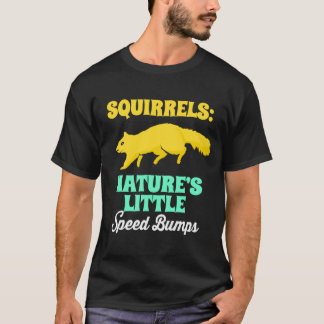 T-shirt La nature des écureuils La petite vitesse s'empare