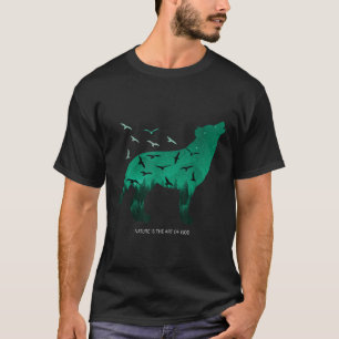 T-shirt La Nature Est L'Art De Dieu - Protection De l'envi
