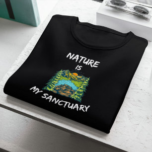 T-shirt La nature est mon sanctuaire Hymne des randonneurs