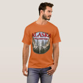 T-shirt La nature sauvage de l'Alaska (Devant entier)