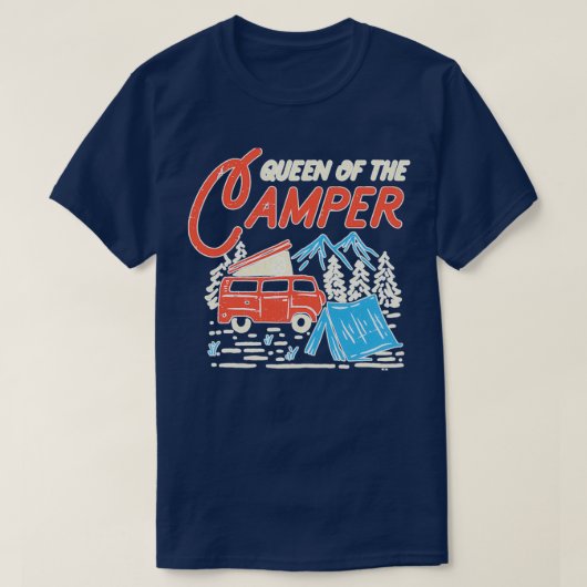 T-shirt La Nature Sauvage Reine Du Camper (Design devant)