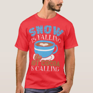 T-shirt La Neige Tombe Le Coca Chaud Appelle La Glace Froi