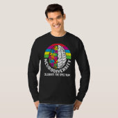 T-shirt La Neurodiversité Célèbre Le Spectre (Devant entier)