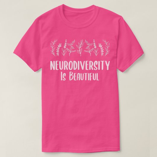 T-shirt La neurodiversité est belle 10 (Design devant)