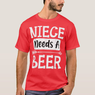 T-shirt La Nièce A Besoin D'Une Famille De Bières Boire Bi