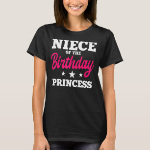 T-shirt La Nièce De L'Anniversaire Princess Party Annivers