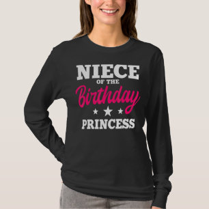 T-shirt La Nièce De L'Anniversaire Princess Party Annivers