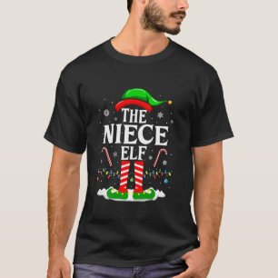 T-shirt La Niece Elf Funny Xmas Elf Famille Correspondante