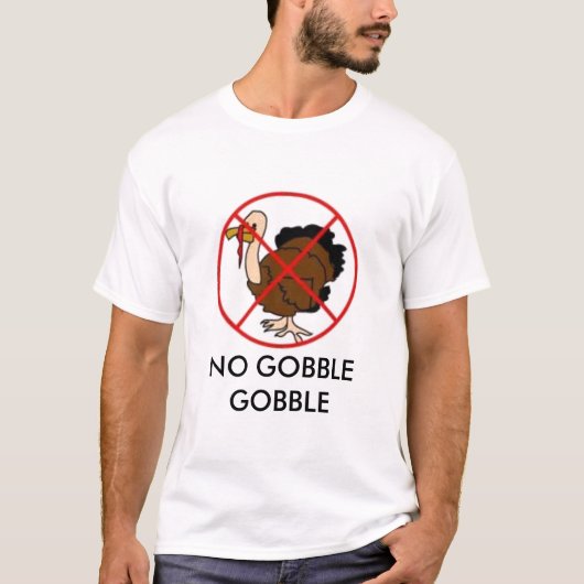 T-shirt la NO--dinde, AUCUNE AVALENT AVALENT (Devant)