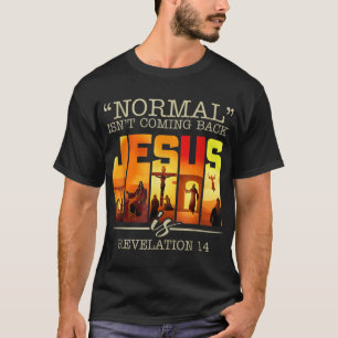 T-shirt La normale ne revient pas Jésus est la Croix Vinta
