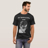 T-shirt La norme de la célébrité (Devant entier)