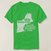 T-shirt La Nouvelle Angleterre parce que (Design devant)