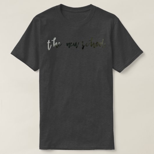 T-shirt La nouvelle encre de l'école sans cercle (Design devant)