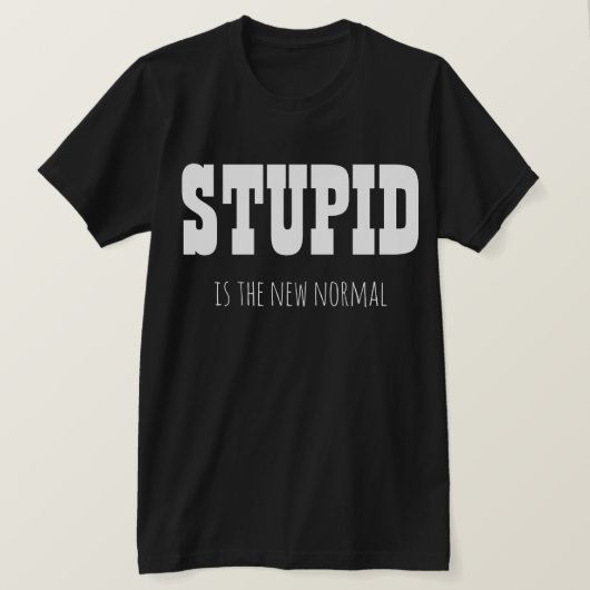 T-shirt La nouvelle normalité (Design devant)