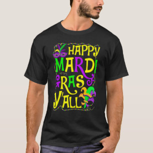 T-shirt La Nouvelle-Orléans Joyeux Mardi Gras Y'all Gros G