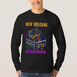 T-shirt La Nouvelle-Orléans Louisiane rue Bourbon Ville Cr