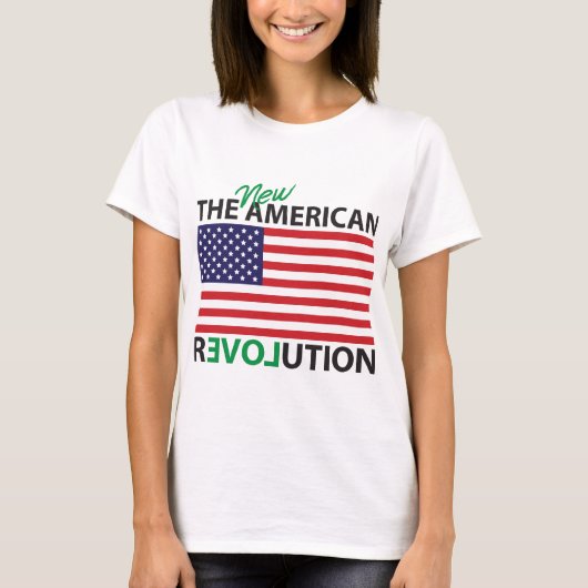 T-shirt La nouvelle révolution américaine (Devant)