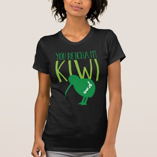 T-shirt La NOUVELLE ZÉLANDE DRÔLE vous BETCHYA je suis (Devant)