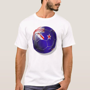 T-shirt La Nouvelle Zélande toute la boule de drapeau de