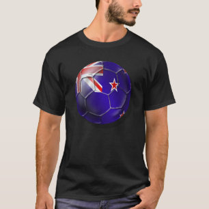 T-shirt La Nouvelle Zélande toute la boule de drapeau de