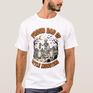 T-shirt La nuit des petits monstres d'Halloween Papa