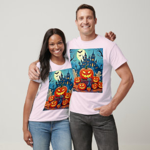 T-shirt La nuit d'Halloween : Art amusant et effrayant