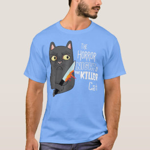 T-SHIRT LA NUIT HORREUR DU CHAT KILLER ARTHALLOWEEN FU