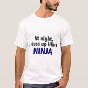 T-shirt La nuit je m'habille comme un Ninja