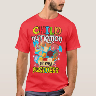 T-shirt La nutrition infantile est ma école d'affaires Caf