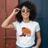 T-shirt Là où Dem Fans At, Bottes sur le sol Unisex