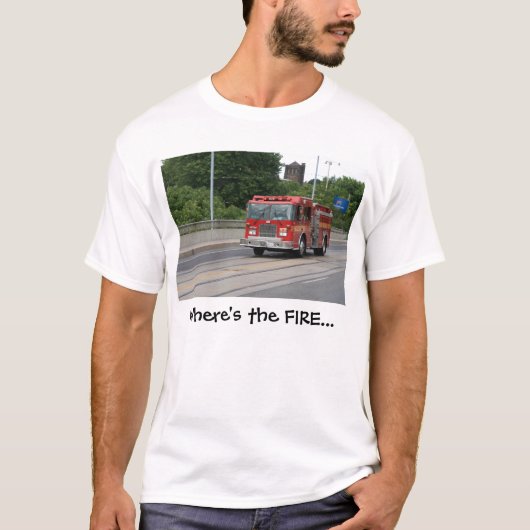 T-shirt Là où est le FEU… (Devant)