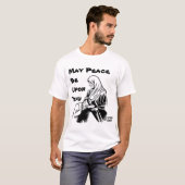 T-shirt La paix de mai soit sur vous (Devant entier)