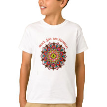 La paix, l'amour et Mandalas Colorful Mandala