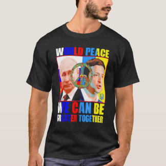 T-shirt La paix mondiale, nous pouvons nous unir