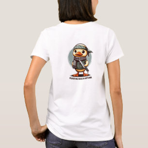T-shirt La Paix N'A Jamais Été Une Option Canard Calme